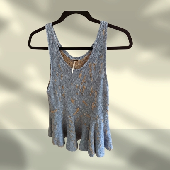 Free People Sleeveless Peplum Knit - Picture 1 of 3